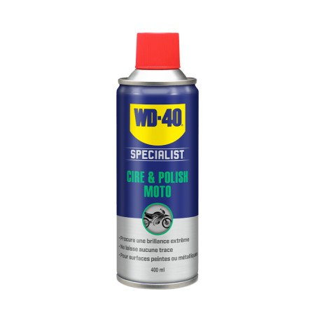 Nettoyant Specialist cire & polish pour moto 400 ml WD-40