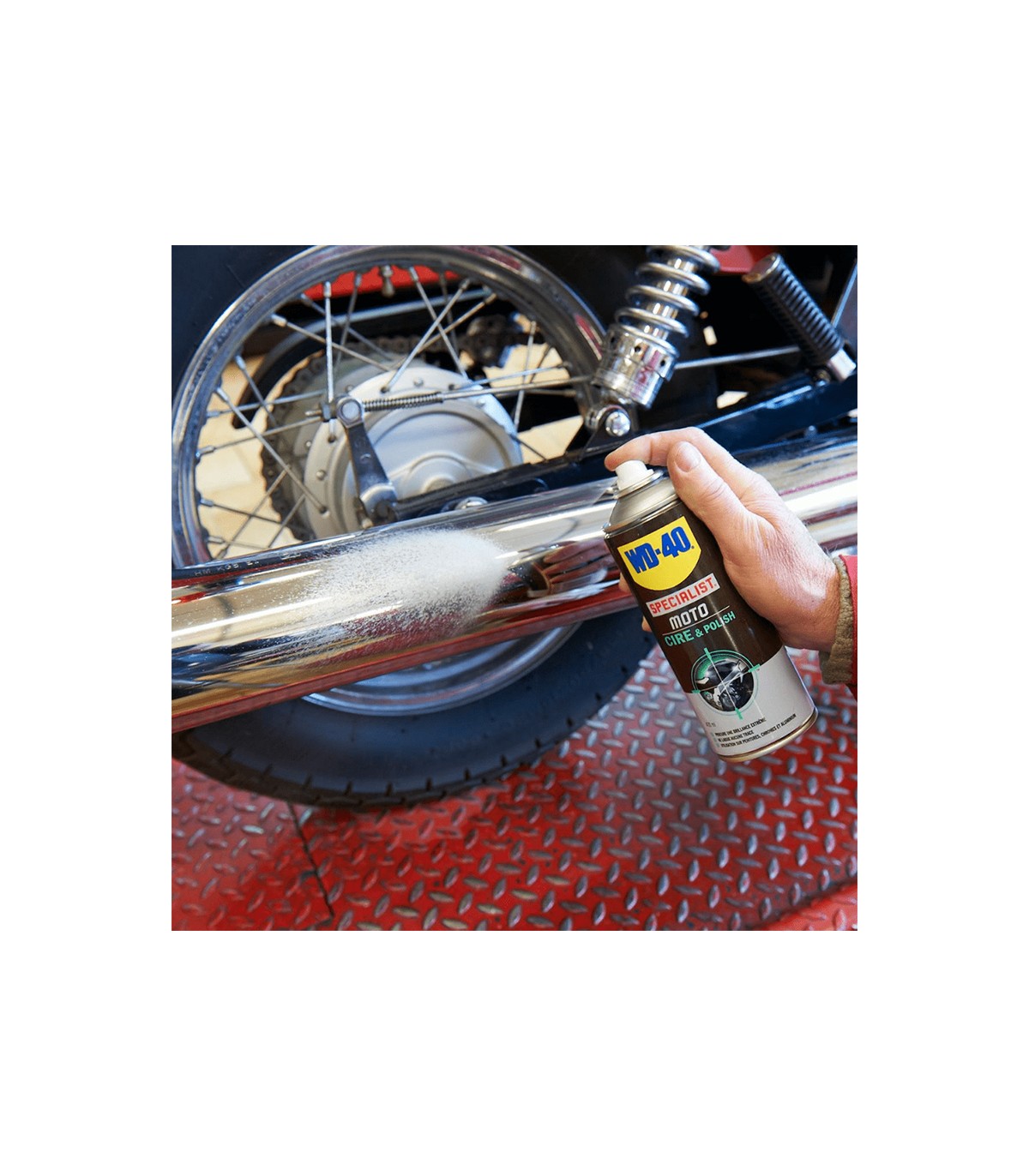 Nettoyant Specialist cire & polish pour moto 400 ml WD-40