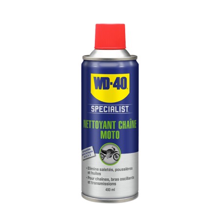 Nettoyant dégraissant chaîne moto SPECIALIST 400 ml WD-40