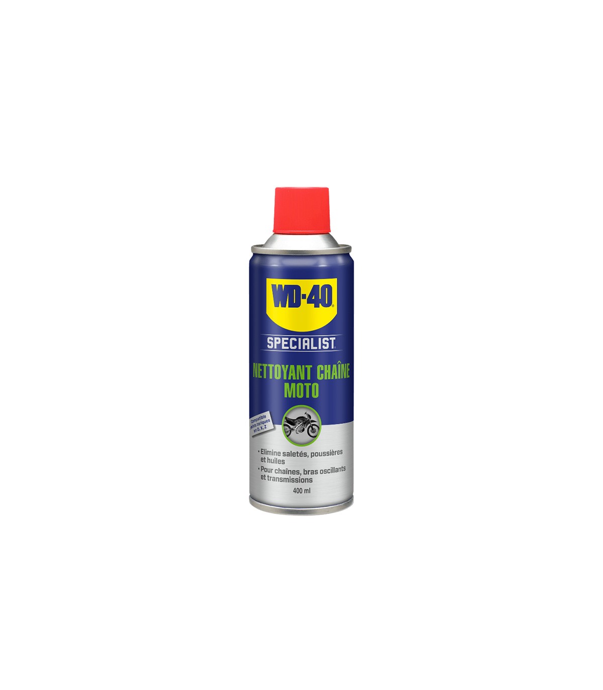 Nettoyant dégraissant chaîne moto SPECIALIST 400 ml WD-40