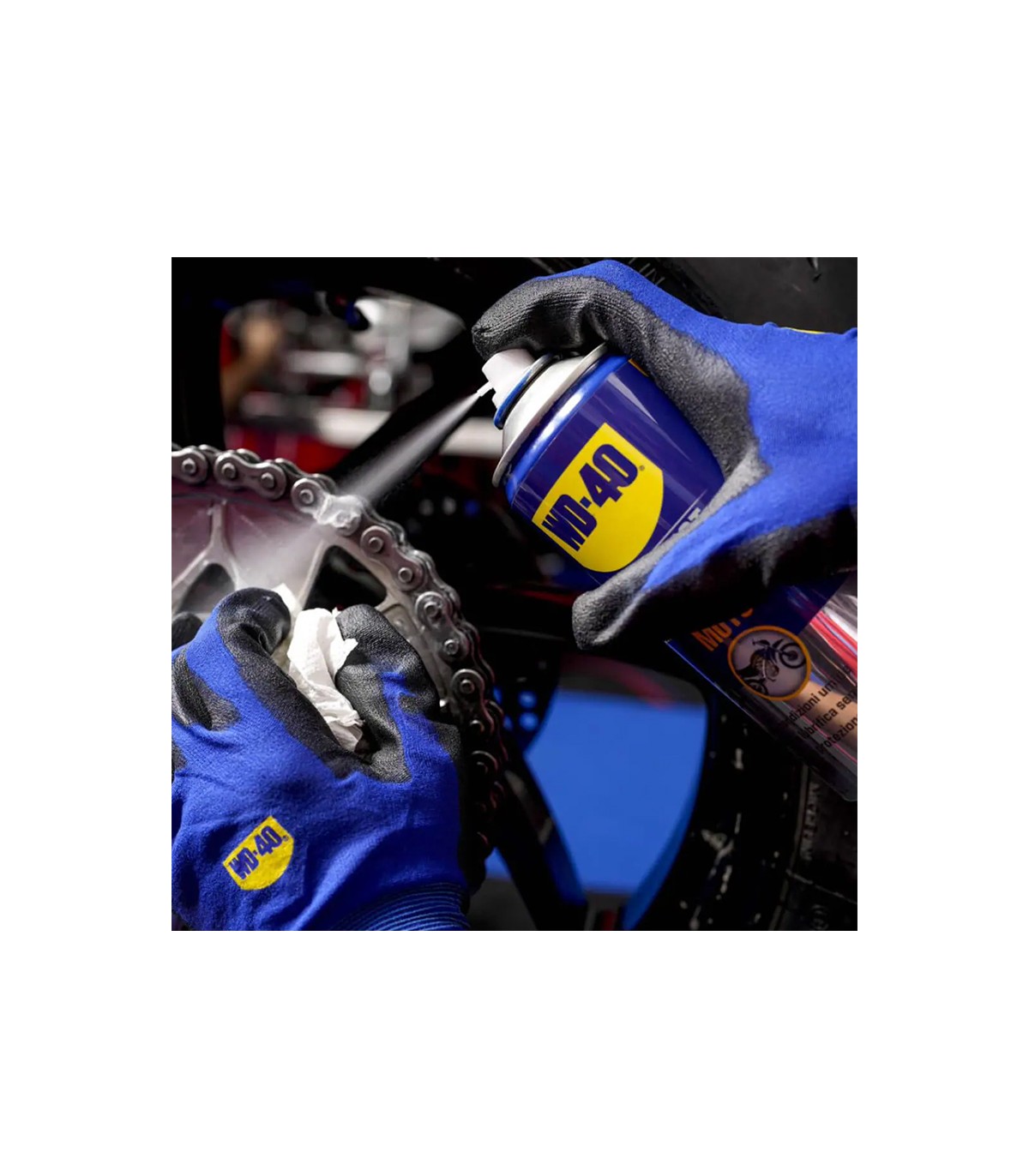 Graisse pour chaîne de moto conditions humides SPECIALIST WD-40