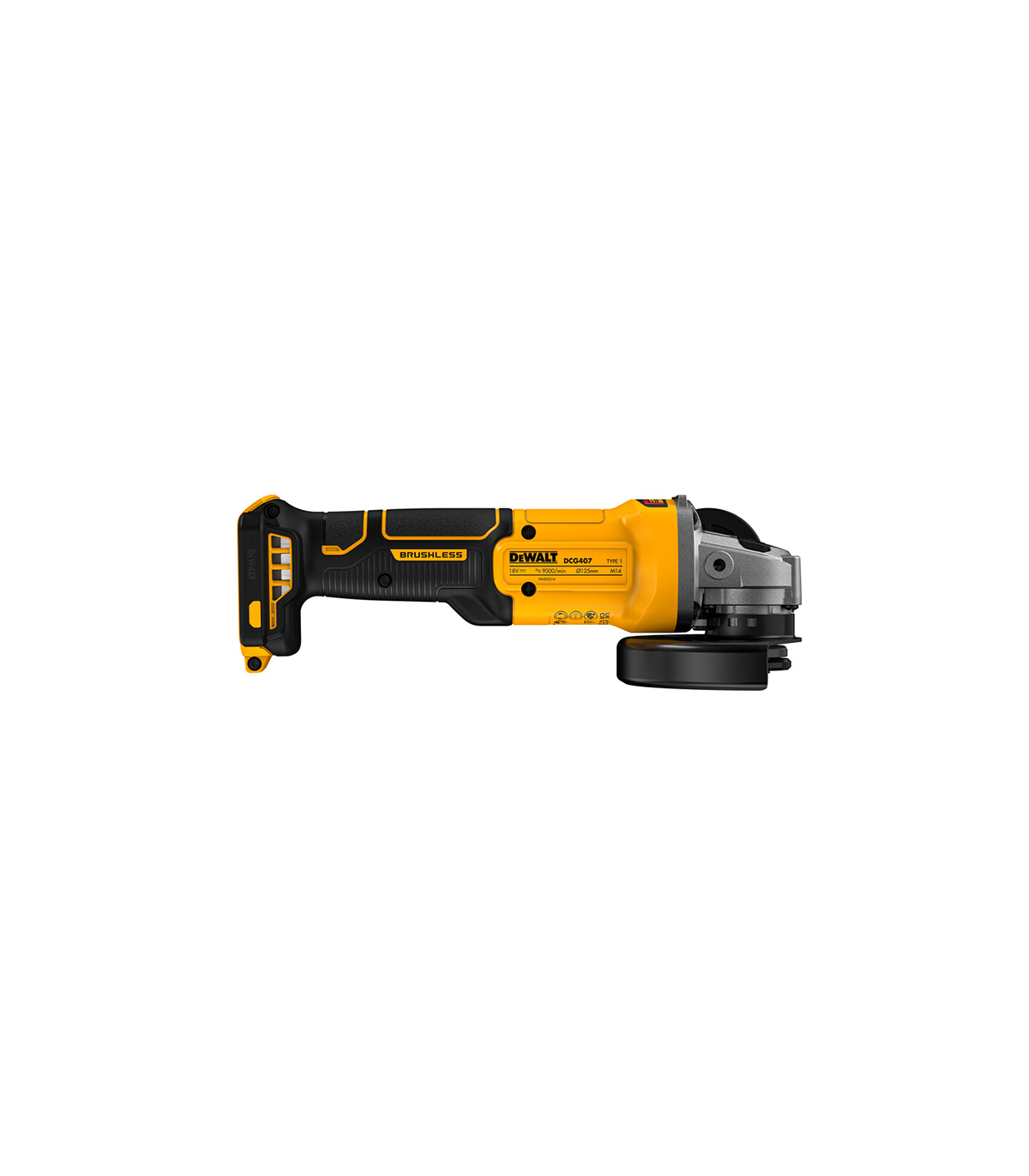 Meuleuse Ø125 mm 18V DCG407NT-XJ DEWALT