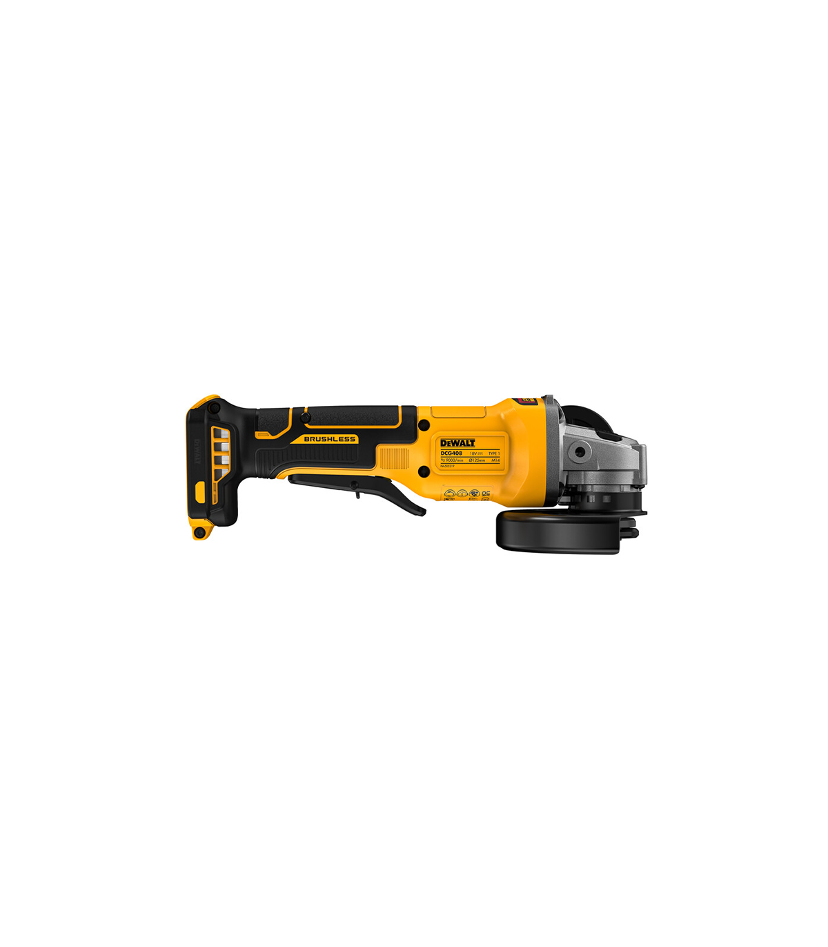 Meuleuse Ø125 mm 18V DCG408NT-XJ DEWALT