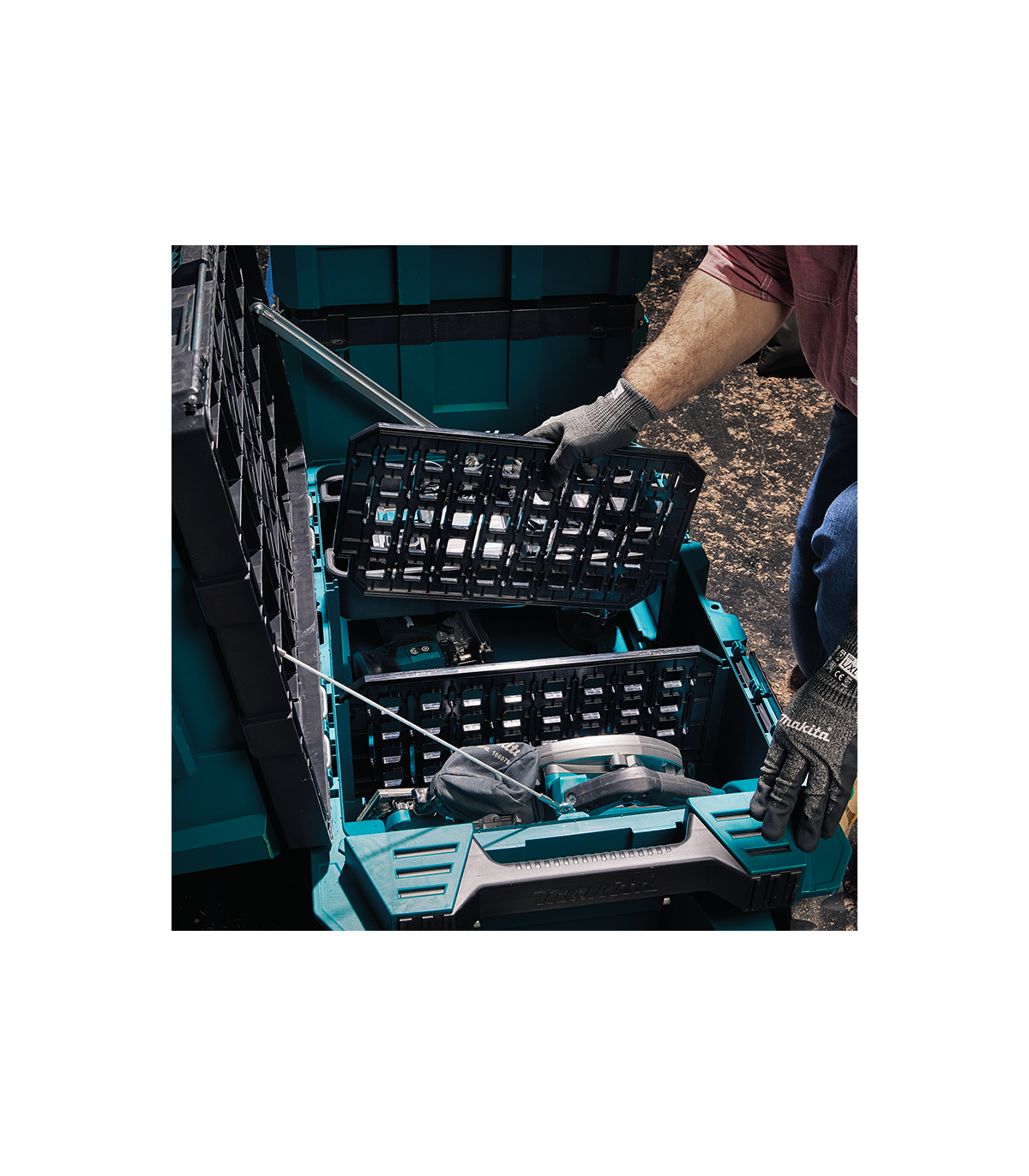 Panneau de rangement MAKTRAK molle 254mm pour P-91001 MAKITA