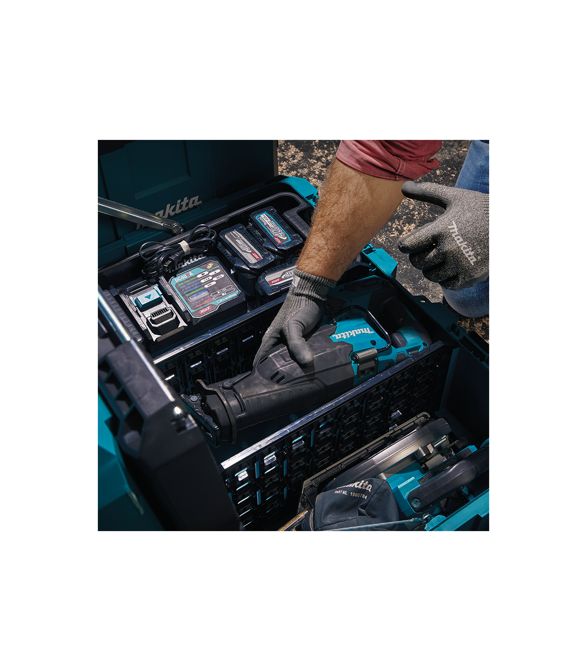Panneau de rangement MAKTRAK molle 254mm pour P-91001 MAKITA