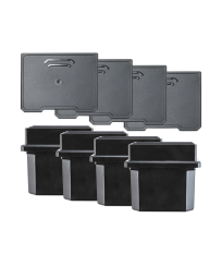 Lot de 4 bacs de rangement + 4 séparateurs pour P-91045 MAKITA