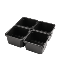 Lot de 4 bac de rangement MAKTRAK MAKITA