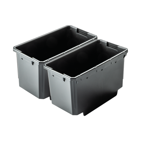 Lot de 2 bac de rangement MAKTRAK MAKITA
