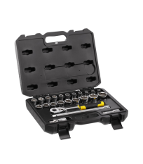 Coffret clés à cliquet 24 pièces 1/2" STANLEY