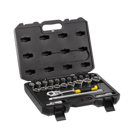 Coffret clés à cliquet 24 pièces 1/2" STANLEY