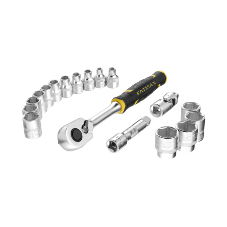 Coffret de 18 pièces de douilles 3/8" STAKBOX M FATMAX STANLEY