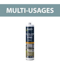 Mastic polyuréthane PU 790 FLEXPRO Blanc 300ml BOSTIK