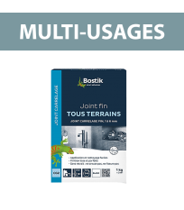 Joint fin tous terrains blanc 1kg BOSTIK