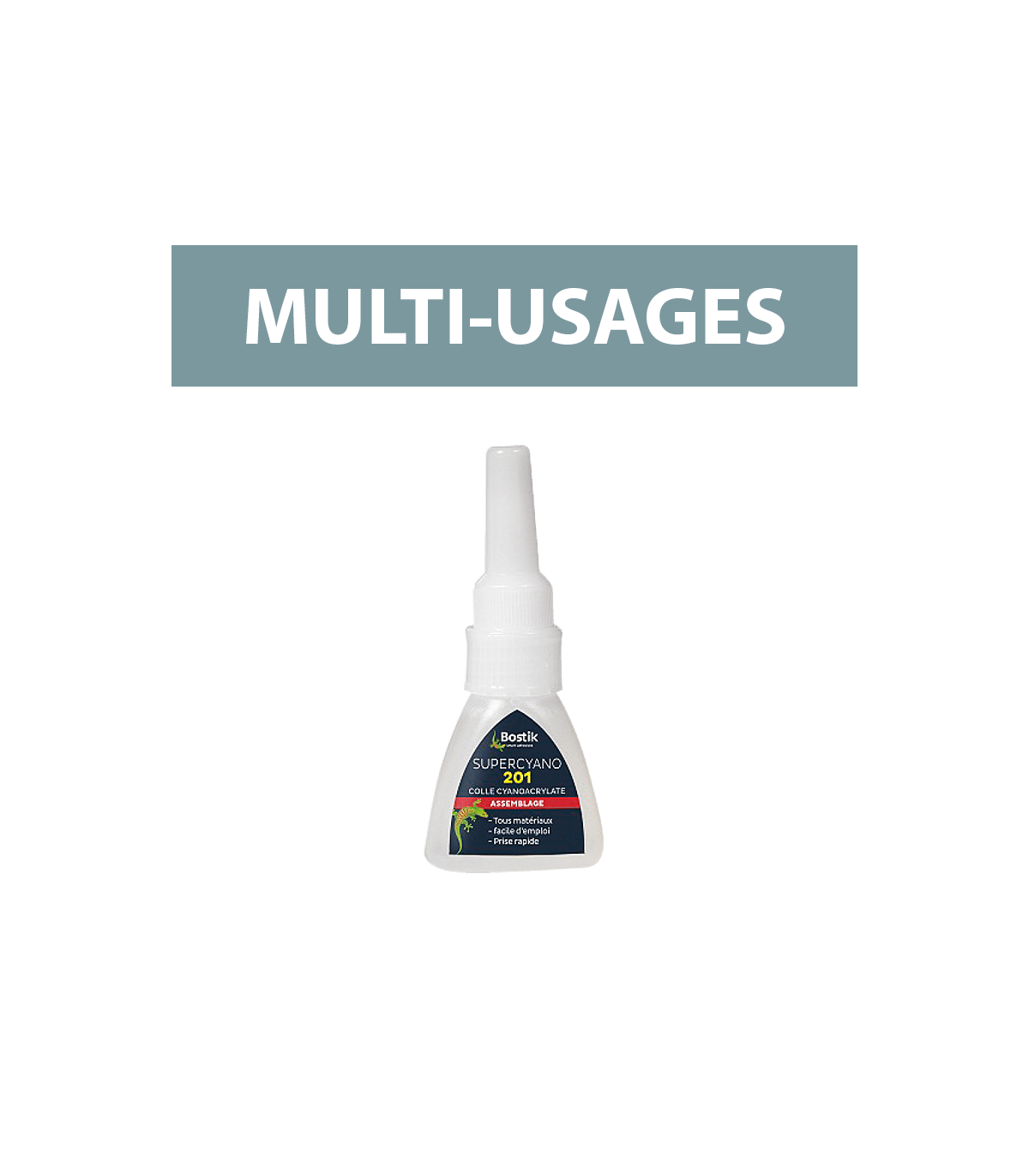 Colle cyanoacrylate Supercyano 201 20g BOSTIK