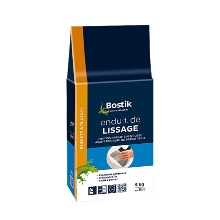 Enduit de lissage poudre Multi-matériaux 5kg BOSTIK