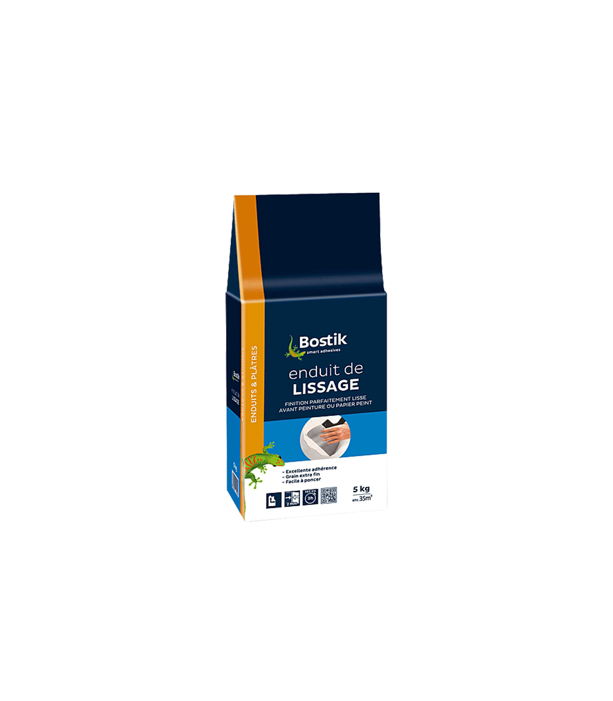 Enduit de lissage poudre Multi-matériaux 5kg BOSTIK