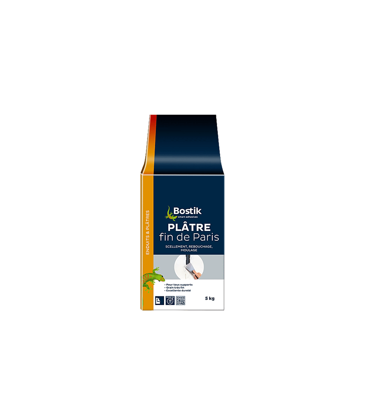Enduit plâtre fin Multi-matériaux 5kg BOSTIK