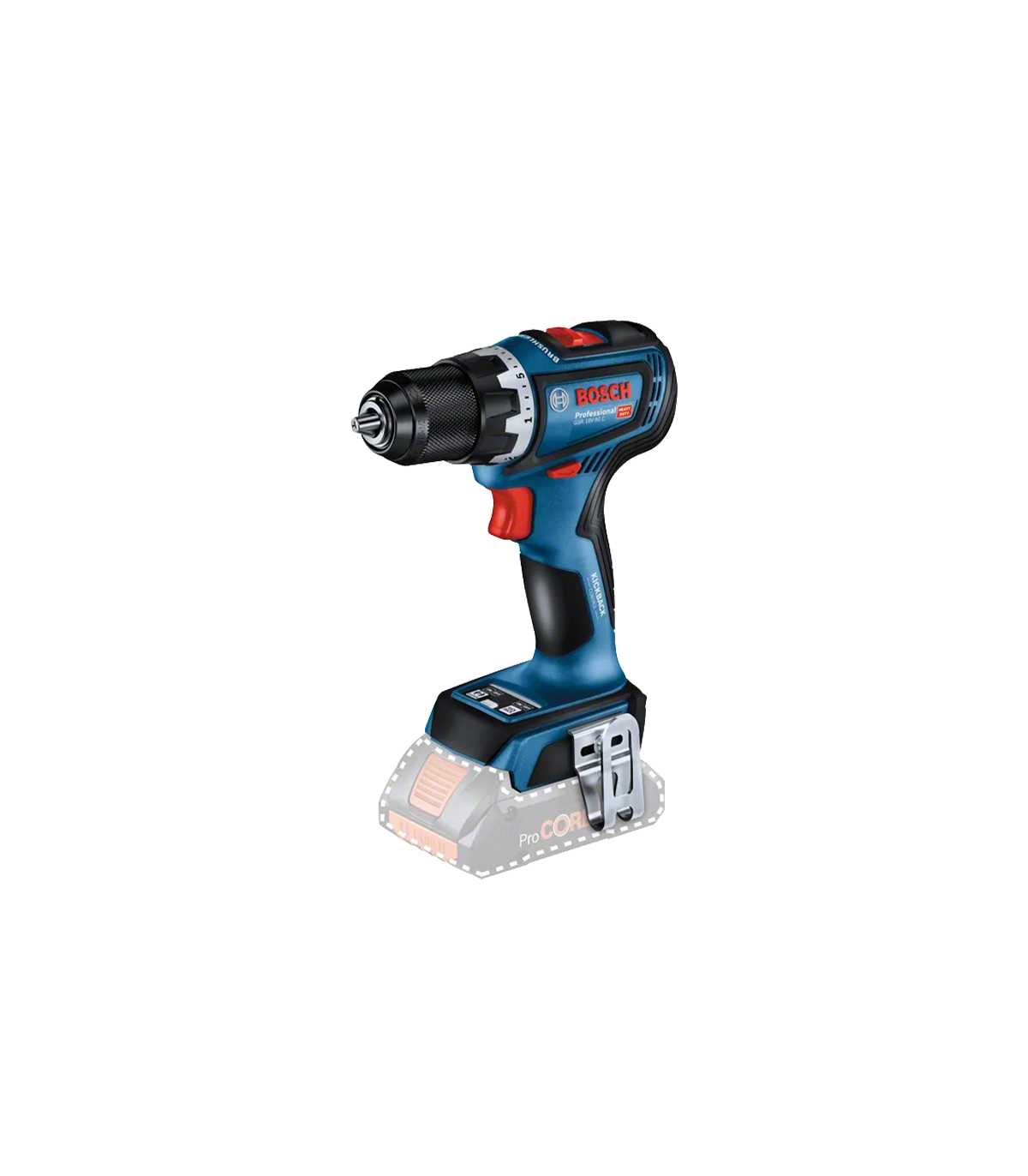 Pack 4 outils 18V (GSR 18V-90C + GWS 18V-15 PSC + GKM 18V-50 + GGS 18V-23 PLC) BOSCH