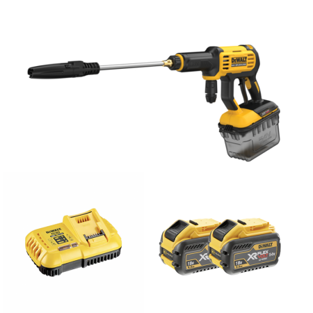 Nettoyeur à pression 54V DCMPW1000N-XJ + 2 batteries 18/54V 9-3Ah + 1 chargeur DCB118-QW DEWALT
