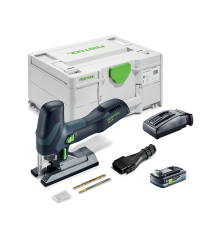 Scie sauteuse 18V PSC-E 18 EB-Basic + 1 batterie 18V 4,0 Ah HPC-ASI + 1 chargeur TCL 6 FESTOOL
