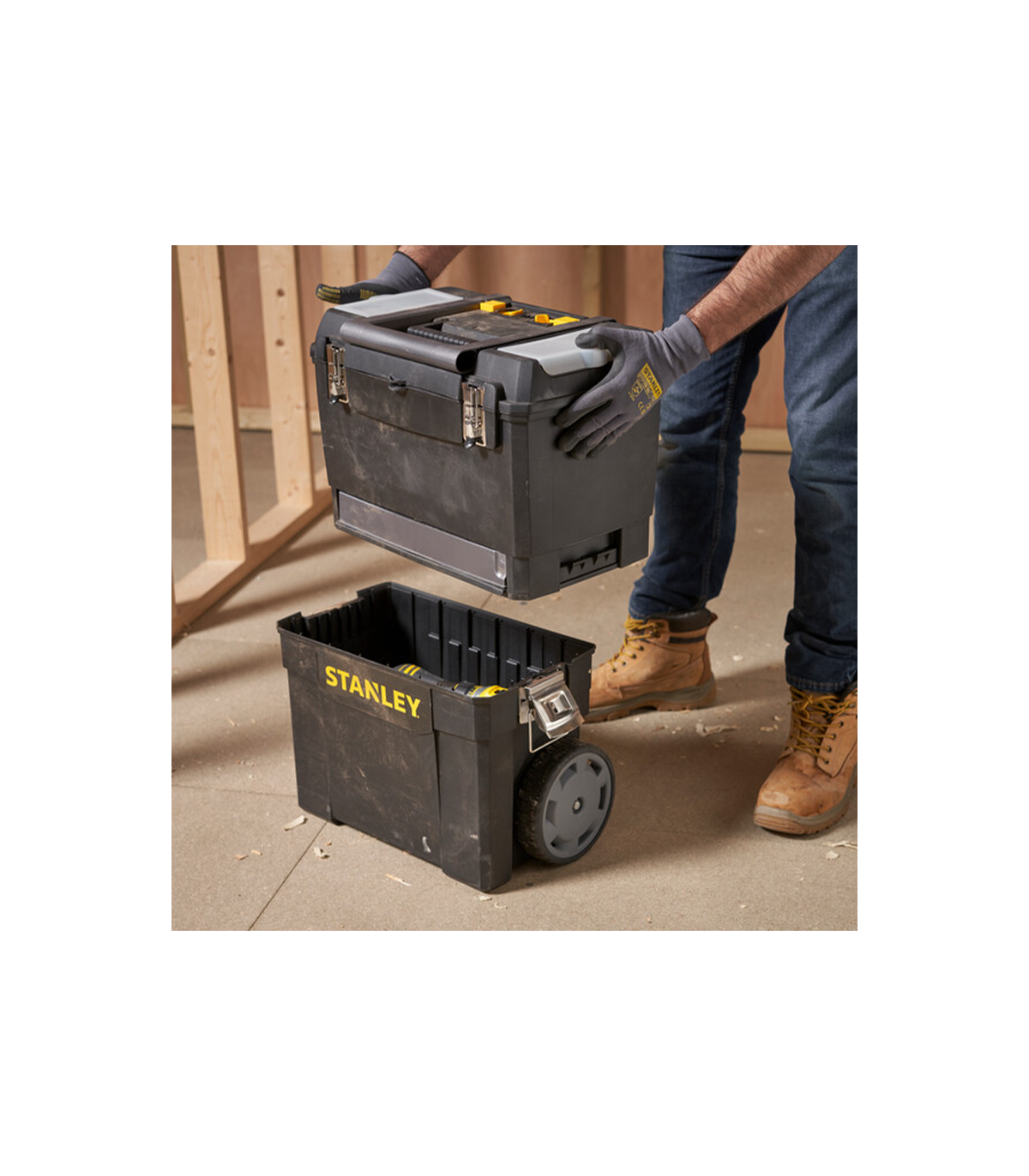 Servante d’atelier carbone mobile work center STANLEY