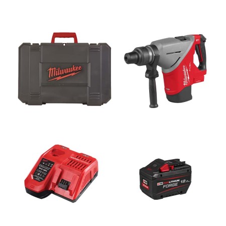Perforateur SDS MAX 18V M18 FHACO745-0C + 1 batterie HB 12 Ah + M12-18 FC MILWAUKEE