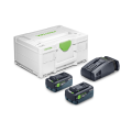 Set Énergie 18V 2 Batteries 8 Ah BP 18 TBX 8 ASI + SCA 16 FESTOOL