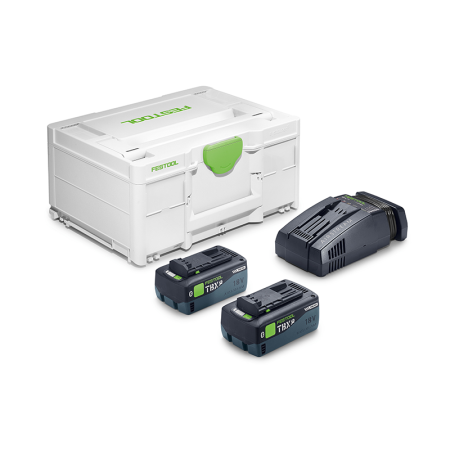 Set Énergie 18V 2 Batteries 8 Ah BP 18 TBX 8 ASI + SCA 16 FESTOOL