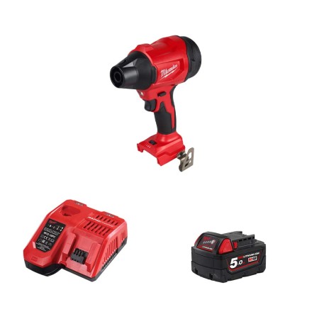 Souffleur à poussière M18 BLHSB-0 + 1 batterie 5 Ah + M12-18 FC MILWAUKEE