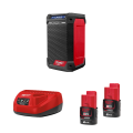 2 batteries 2 Ah 12 V + chargeur C12C