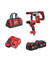 Pack 2 outils 18V M18 BLPP2FR-502X (Perforateur BLHX-0 SDS Plus + Perceuse visseuse BLDDRC-0) MILWAUKEE