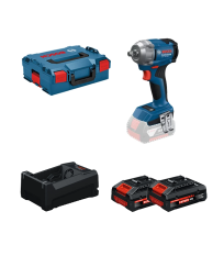 Boulonneuse GDS 18V-350 + 2 Batteries EXPERT 4 Ah + 1 Chargeur GAL 12V/18V-80 BOSCH