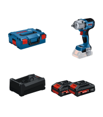 Boulonneuse GDS 18V-450 HC + 2 Batteries EXPERT 4 Ah + 1 Chargeur GAL 12V/18V-80 BOSCH