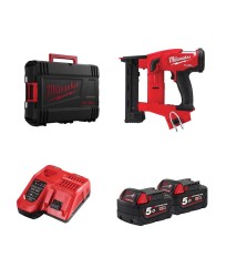 Agrafeuse de finition 18V M18 FNCS18GS-0X + 2 batteries 5 Ah + M12-18 FC MILWAUKEE
