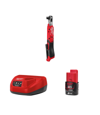 Clé à cliquet ½″ 12V M12 FIR12G2-0 + 1 batterie 2 Ah 12 V + chargeur C12C MILWAUKEE