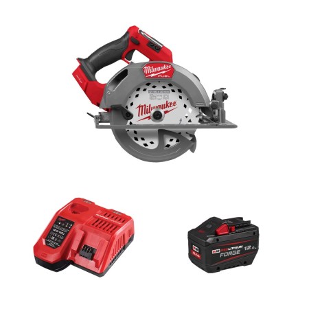 Scie circulaire Ø190 mm 18V M18 FCSO190GR-0C + 1 batterie FB 12 Ah + chargeur M12-18 FC MILWAUKEE