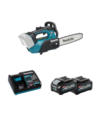Tronçonneuse d'élagage 40V 25cm UC031GZ + 2 batteries 40V 4 Ah + chargeur rapide DC40RA MAKITA