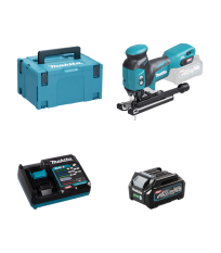Scie sauteuse 40V JV001GZ + 1 batterie 40V 2,5 Ah + chargeur rapide DC40RA MAKITA