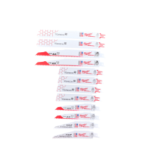 Lot de 12 lames de scie sabre Sawzall Blade MILWAUKEE