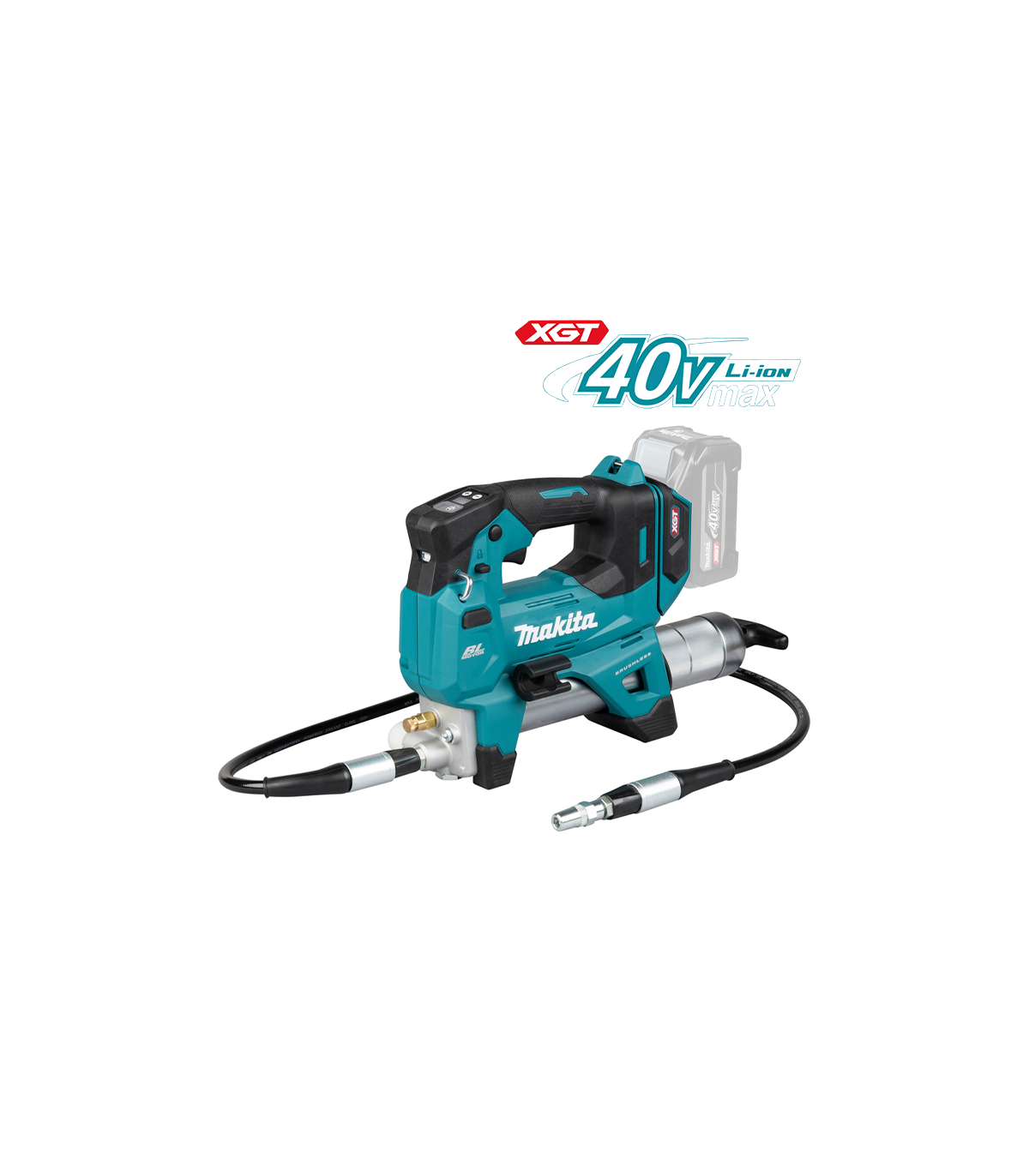 Pompe à graisse GP001GZ + 1 batterie 40V 4 Ah + chargeur rapide DC40RA MAKITA