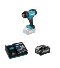 Décapeur thermique 40V HG001GZ + 1 batterie 40V 4 Ah + chargeur rapide DC40RA MAKITA