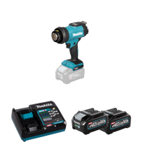 Décapeur thermique 40V HG001GZ + 2 batteries 40V 4 Ah + chargeur rapide DC40RA MAKITA