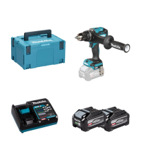 Perceuse-visseuse 40V 180Nm DF003GZ01 + 2 batteries BL4040F 40V 4 Ah + chargeur rapide DC40RA MAKITA