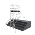 Echafaudage roulant en aluminium Starteo 1,6m plancher TUBESCA-COMABI