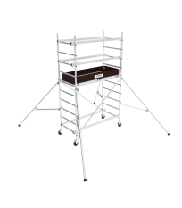 Echafaudage roulant en aluminium Starteo 1,6m plancher TUBESCA-COMABI