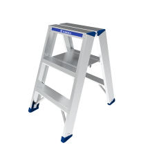Marchepied double accès 3 marches en aluminium TUBESCA-COMABI