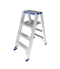 Marchepied double accès 4 marches en aluminium TUBESCA-COMABI