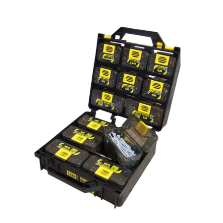 Coffret 1 350 vis bois/agglo acier zingué TORX STARBLOCK