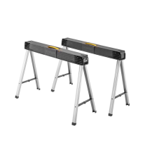 Lot de 2 tréteaux métalliques pliants 340kg STANLEY