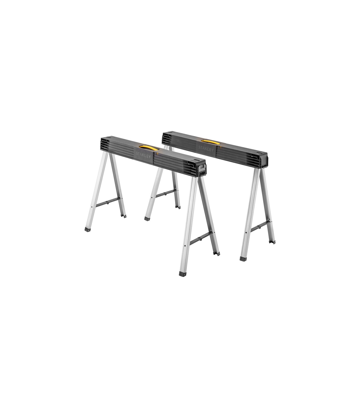 Lot de 2 tréteaux métalliques pliants 340kg STANLEY